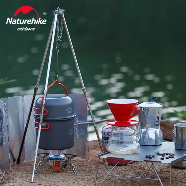 Naturehike Camping Cooking Set Outdoor Picnic Camping Pot Ultralight Portable Picnic Cookware 2-3 Person Hiking Non Stick Pots - Image 2