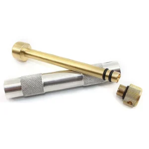 Outdoor lifesaving emergency tool brass piston firearm air compression ignition cylinder piston with carbon cloth